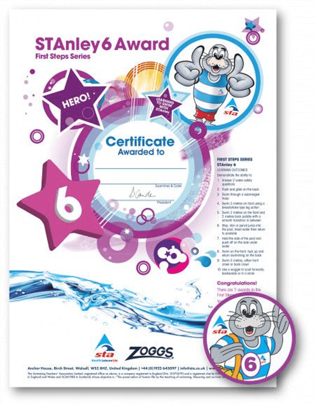 STAnley 6 - Certificate with Badge