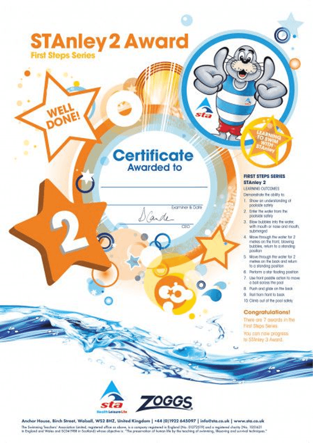 STAnley 2 - Certificate with Badge