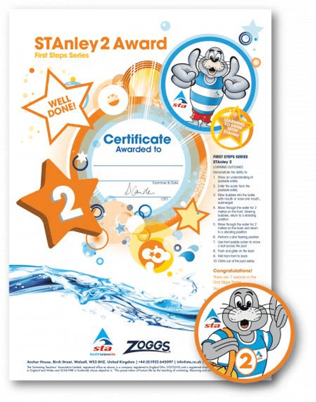 STAnley 2 - Certificate with Badge