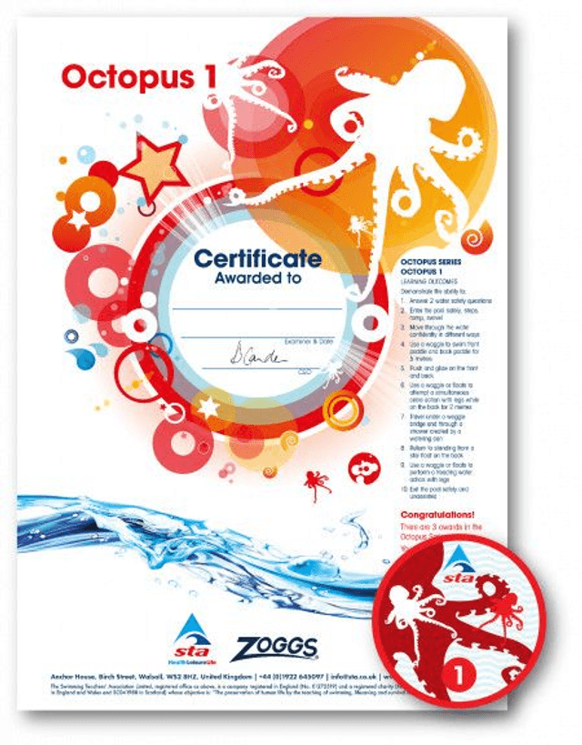 Octopus 1 - Certificate with Badge