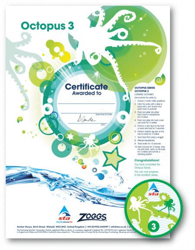 Octopus 3 - Certificate with Badge