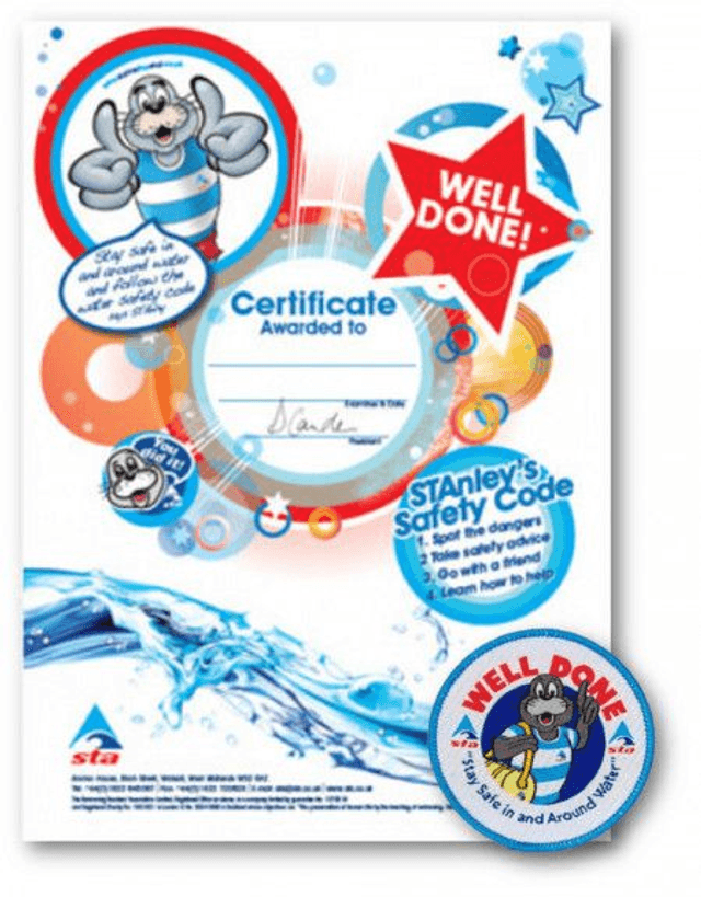STAnley Well Done - Certificate with Badge