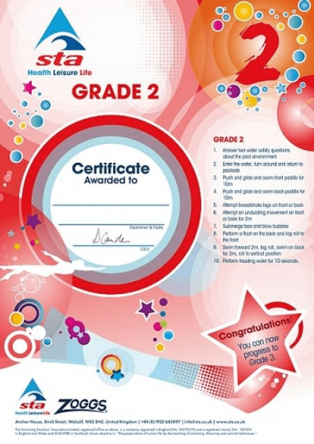 Grade 2 Certificate with Badge
