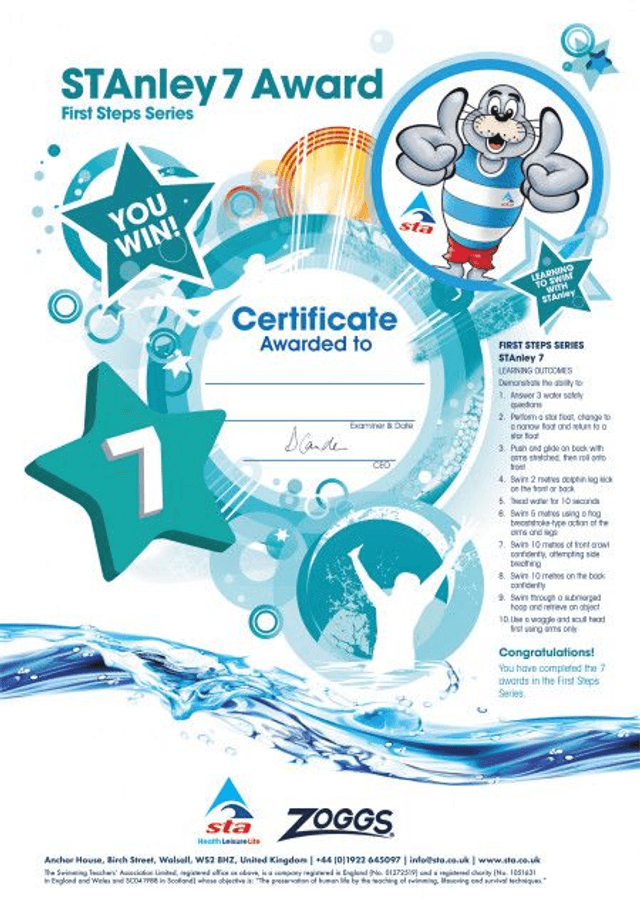 STAnley 7 - Certificate with Badge