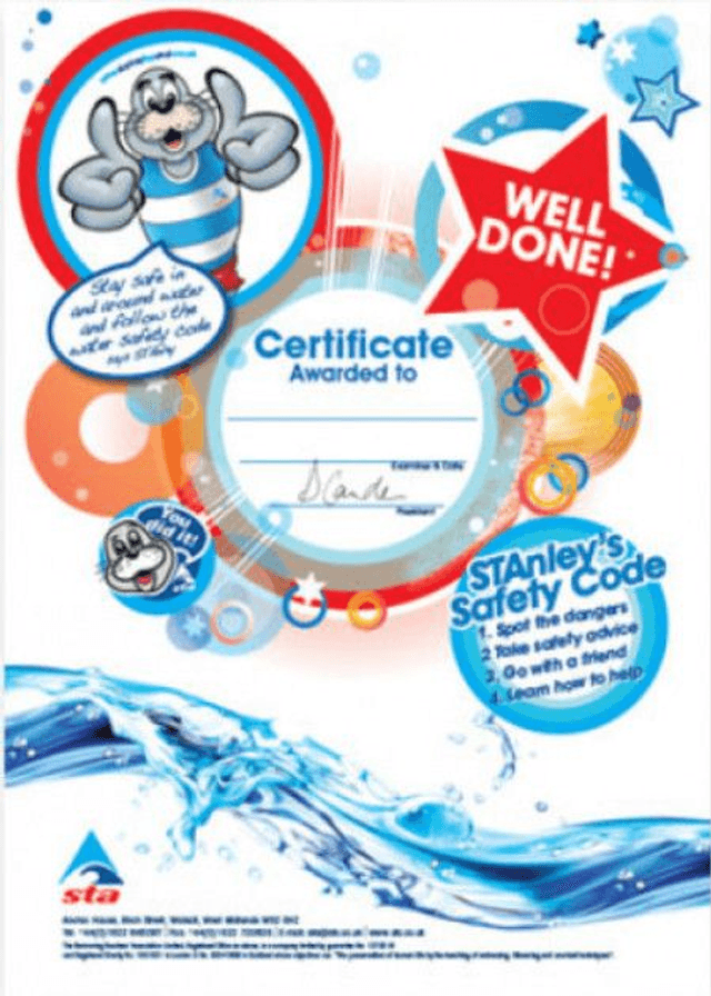 STAnley Well Done - Certificate with Badge