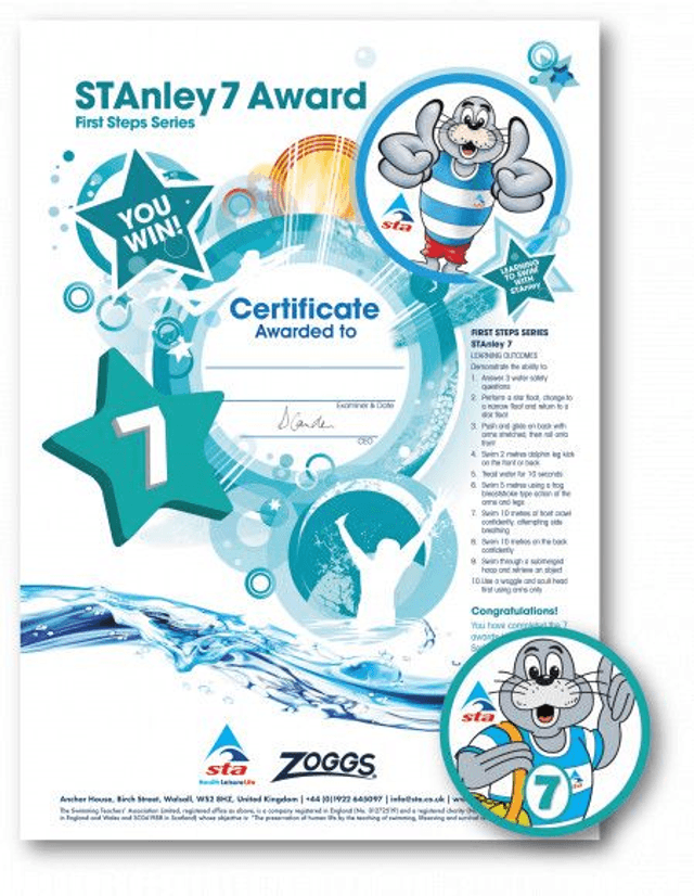 STAnley 7 - Certificate with Badge
