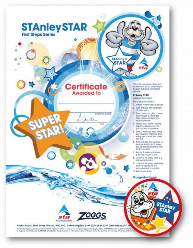 STAnley Star - Certificate with Badge