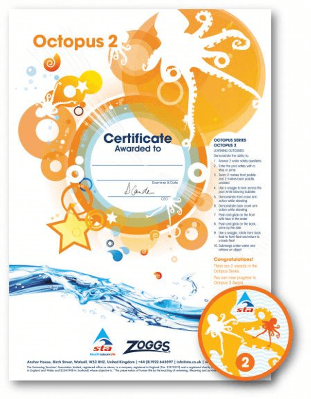 Octopus 2 - Certificate with Badge