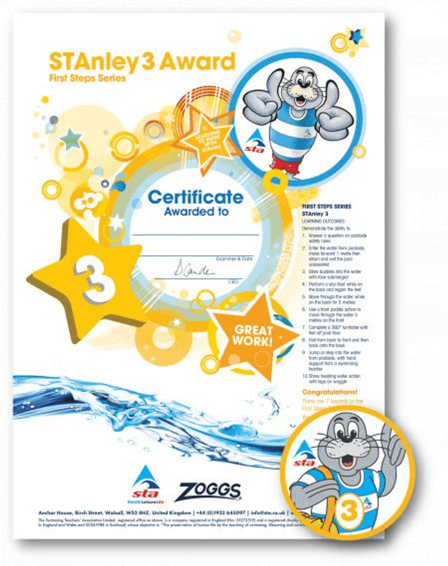 STAnley 3 - Certificate with Badge 