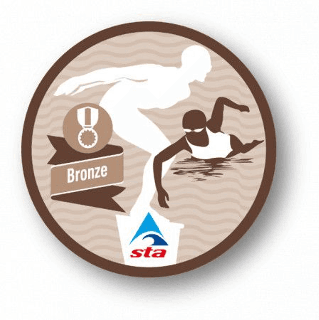 Advanced Swimmer Bronze - Certificate with Badge