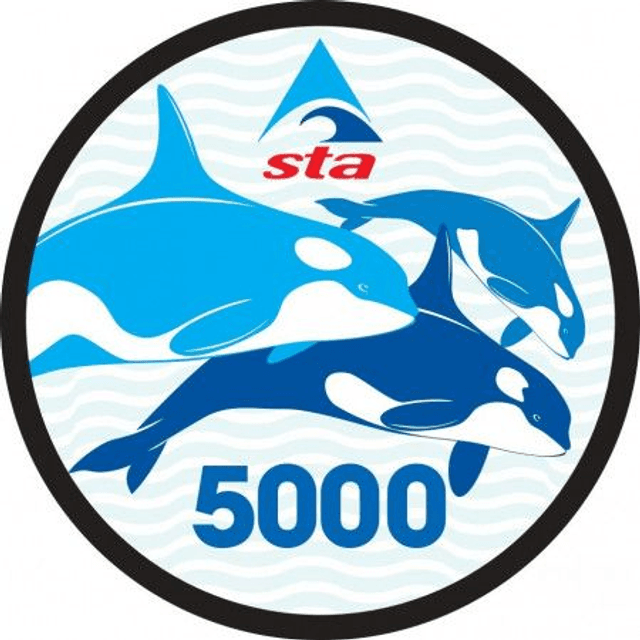 5000 Metres - Certificate with Badge